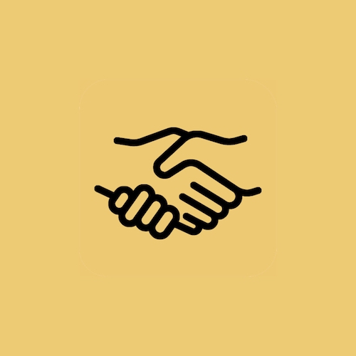 Logo Handshake – Trouver idées de films/restaurants