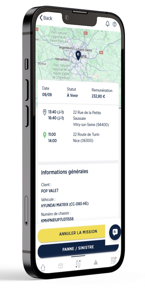 Refonte UX et sécurisation de l’application mobile hossegor Pop Valet avec développement full-stack et optimisation de l’expérience utilisateur